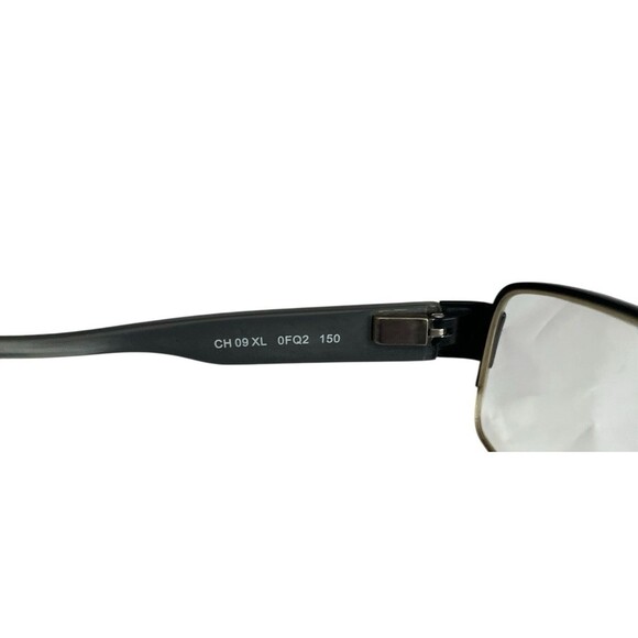 Chesterfield Men's Eyeglasses CH09XL Black Rectangle Half Rim FRAMES ONLY - Picture 7 of 7